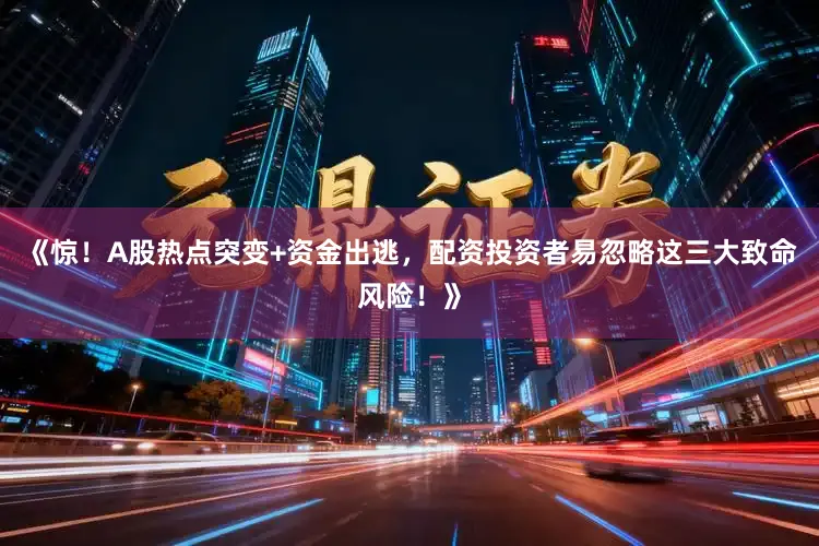 《惊！A股热点突变+资金出逃，配资投资者易忽略这三大致命风险！》